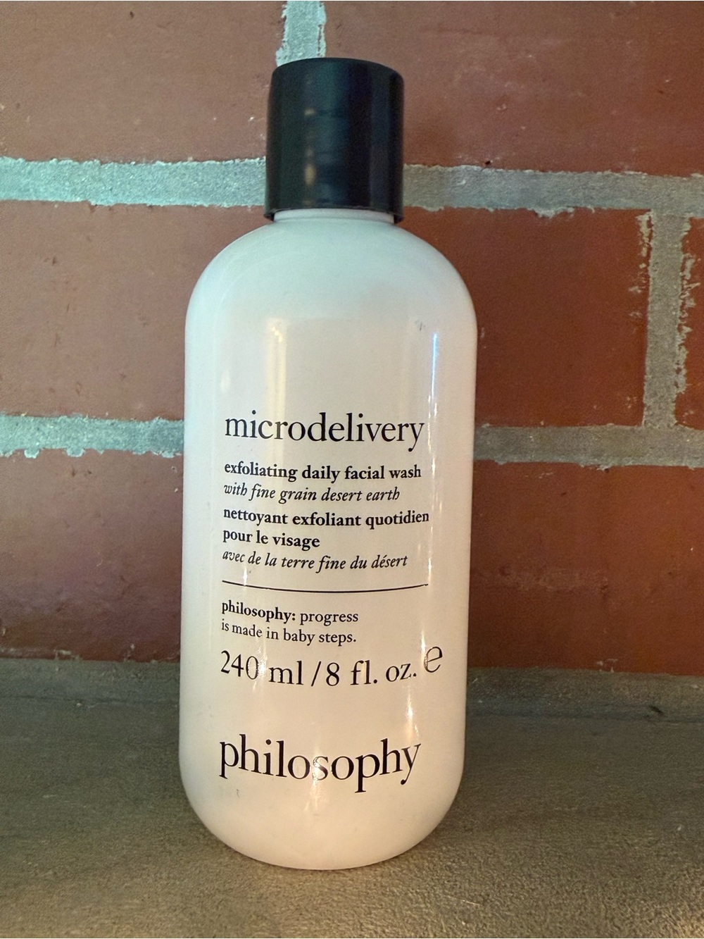 Philosophy Microdelivery Exfoliating Daily Facial Wash Fine Grain Desert 8oz NEW